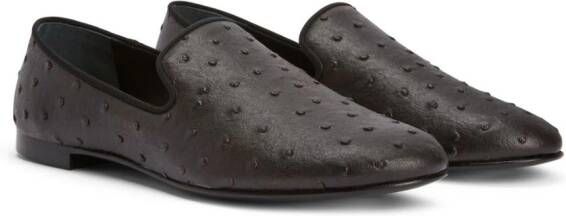 Giuseppe Zanotti Seymour leather loafers Black