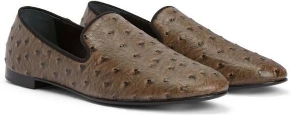 Giuseppe Zanotti Seymour leather loafers Brown