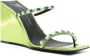 Giuseppe Zanotti Shangay 105mm leather sandals Green - Thumbnail 2