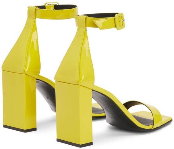 Giuseppe Zanotti Shangay 85mm heeled sandals Yellow