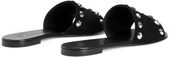 Giuseppe Zanotti Shirley crystal-embellished sandals Black