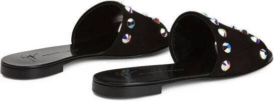 Giuseppe Zanotti Shirley crystal sandals Black