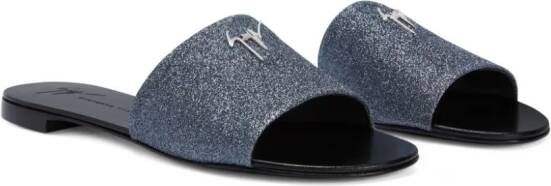 Giuseppe Zanotti Shirley glitter sandals Grey
