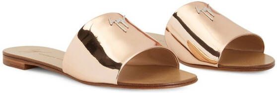 Giuseppe Zanotti Shirley metallic sandals Pink