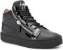 Giuseppe Zanotti side-zip high-top sneakers Black - Thumbnail 2