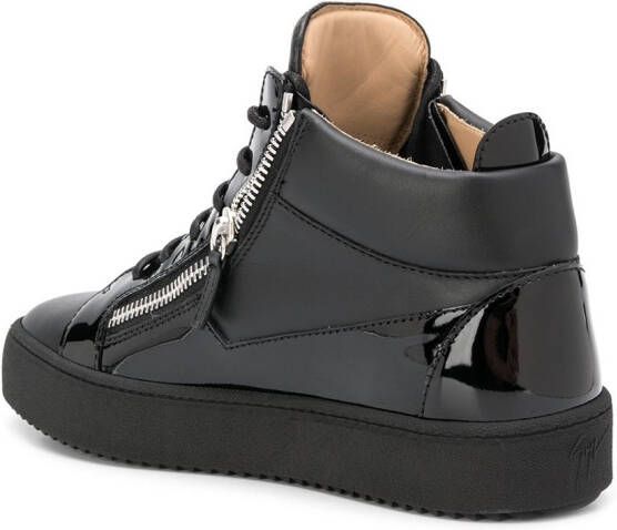 Giuseppe Zanotti side-zip high-top sneakers Black