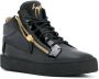 Giuseppe Zanotti side-zip high-top sneakers Black - Thumbnail 2