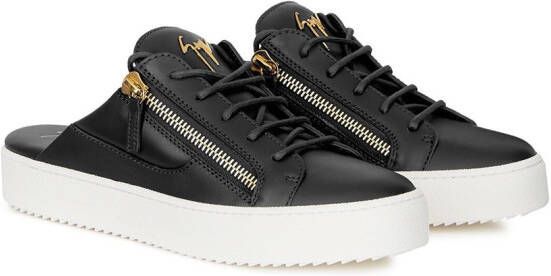Giuseppe Zanotti slip-on lace-up sneakers Black