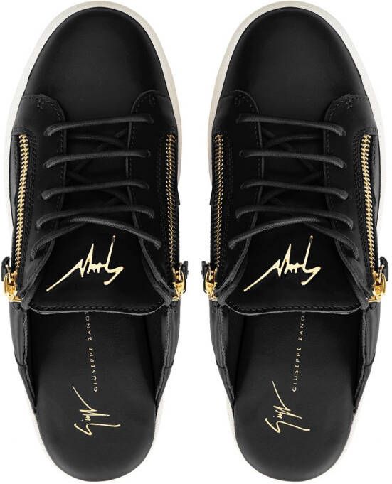 Giuseppe Zanotti slip-on lace-up sneakers Black