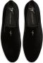 Giuseppe Zanotti slip-on velvet loafers Black - Thumbnail 4