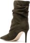 Giuseppe Zanotti slouchy suede 85mm boots Green - Thumbnail 3