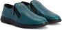Giuseppe Zanotti snake-skin effect leather loafers Blue - Thumbnail 2
