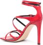 Giuseppe Zanotti snakeskin-effect high-heel sandals Red - Thumbnail 3