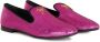 Giuseppe Zanotti snakeskin-effect logo loafers Pink - Thumbnail 2