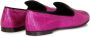 Giuseppe Zanotti snakeskin-effect logo loafers Pink - Thumbnail 3