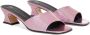Giuseppe Zanotti Solhene 45mm iridescent mules Pink - Thumbnail 2