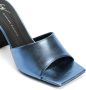 Giuseppe Zanotti Solhene 85mm leather mules Blue - Thumbnail 4