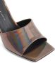 Giuseppe Zanotti Solhene 85mm leather mules Grey - Thumbnail 4