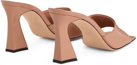 Giuseppe Zanotti Solhene 85mm patent leather mules Pink
