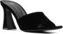 Giuseppe Zanotti Solhene 90mm velvet-effect sandals Black - Thumbnail 2