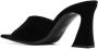Giuseppe Zanotti Solhene 90mm velvet-effect sandals Black - Thumbnail 3