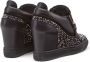 Giuseppe Zanotti Sonya rhinestone-embellished wedge sneakers Black - Thumbnail 3
