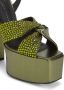 Giuseppe Zanotti Souree 150mm crystal-embellished sandals Green - Thumbnail 4