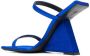 Giuseppe Zanotti square-toe sculpted-heel sandal Blue - Thumbnail 3