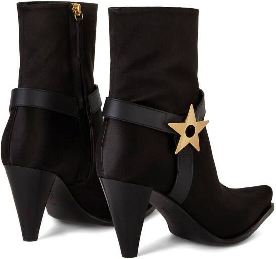 Giuseppe Zanotti star plaque boots Black