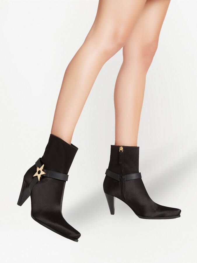 Giuseppe Zanotti star plaque boots Black