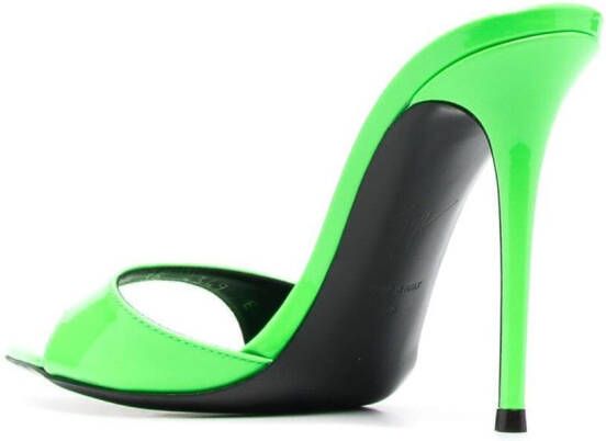 Giuseppe Zanotti stiletto heel mules Green