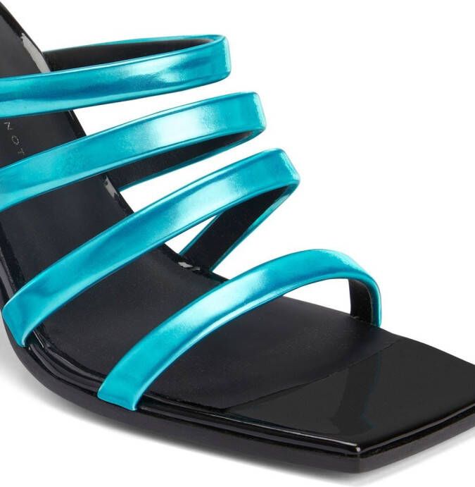 Giuseppe Zanotti strappy mule sandals Blue