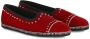 Giuseppe Zanotti studded velvet loafers Red - Thumbnail 2