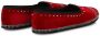 Giuseppe Zanotti studded velvet loafers Red - Thumbnail 3