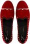 Giuseppe Zanotti studded velvet loafers Red - Thumbnail 4