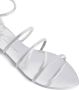 Giuseppe Zanotti Super Intrigo flat sandals Silver - Thumbnail 4