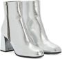 Giuseppe Zanotti Sveva 80mm leather ankle boots Silver - Thumbnail 2