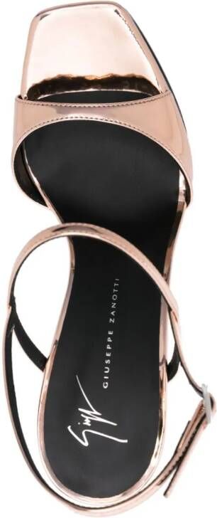 Giuseppe Zanotti Sylvy 145mm block-heel sandals Neutrals