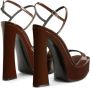 Giuseppe Zanotti Sylvy 145mm patent leather sandals Brown - Thumbnail 3