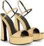 Giuseppe Zanotti Sylvy 145mm platform sandals Gold - Thumbnail 2