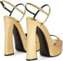 Giuseppe Zanotti Sylvy 145mm platform sandals Gold - Thumbnail 3