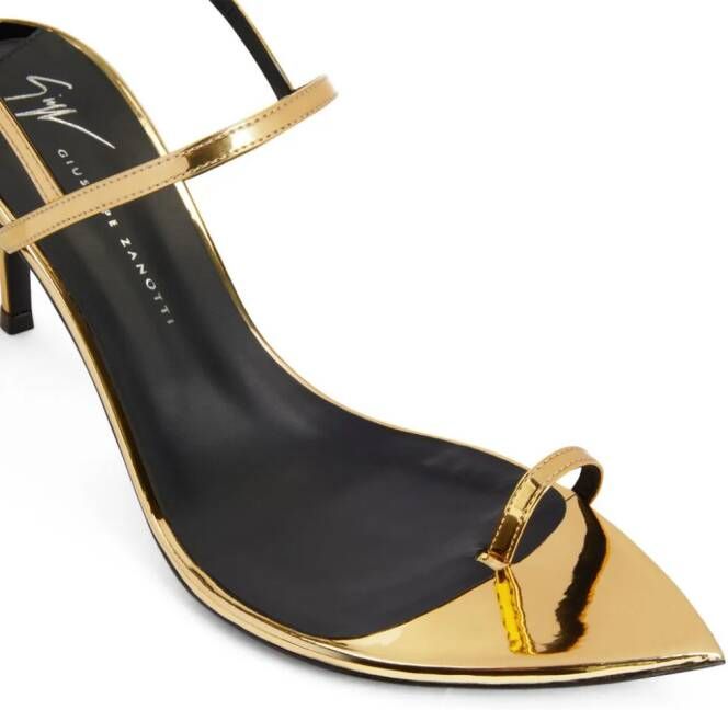 Giuseppe Zanotti Symonne leather sandals Gold