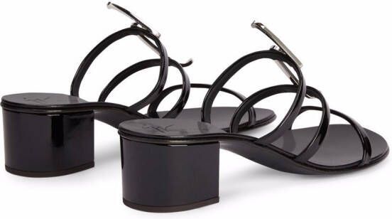 Giuseppe Zanotti 40mm Syrma G sandals Black
