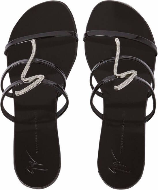 Giuseppe Zanotti 40mm Syrma G sandals Black