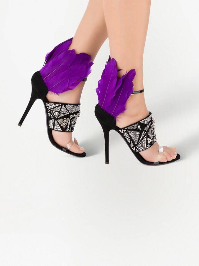Giuseppe Zanotti 115mm Talia sandals Black