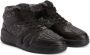 Giuseppe Zanotti Talon knitted-panels sneakers Black - Thumbnail 2