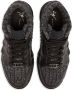 Giuseppe Zanotti Talon knitted-panels sneakers Black - Thumbnail 4