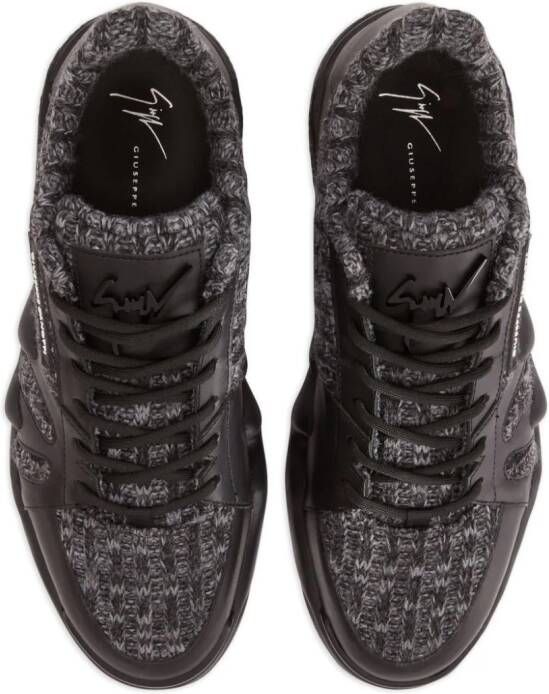 Giuseppe Zanotti Talon lace-up sneakers Black