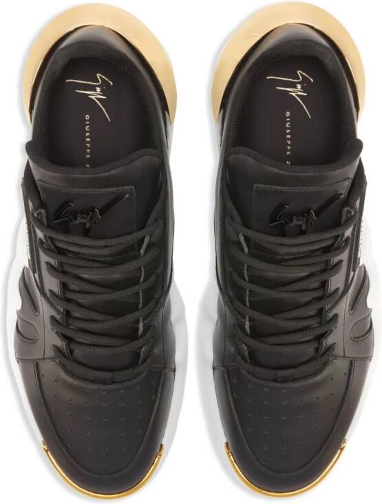Giuseppe Zanotti Talon leather chunky sneakers Black