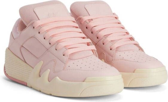 Giuseppe Zanotti Talon leather sneakers Pink